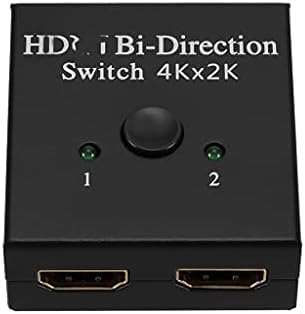 WDBBY 4K 2 PORT 1X2 / 2X1 HDMI SPLITTER BULHERS COMPANTIDO COMPATÍVEL DA