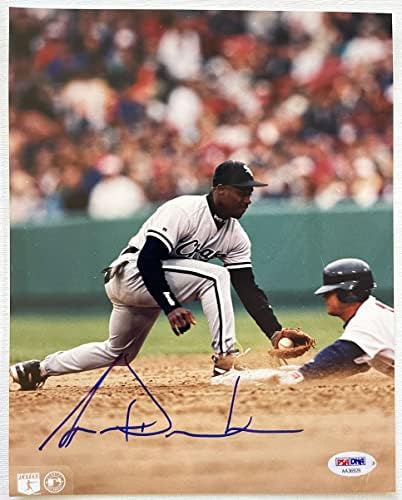 Ray Durham assinou autografado brilho 8x10 foto Chicago White Sox - PSA/DNA autenticado