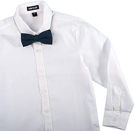 Nascido para amar Casamento Baptismo Aniversário Botão Branco Button Up