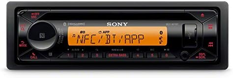 Sony Mex-M72Bt Marine Bluetooth/CD Receptor e interface de controle da barra de alça compatível com Harley 1998-2013