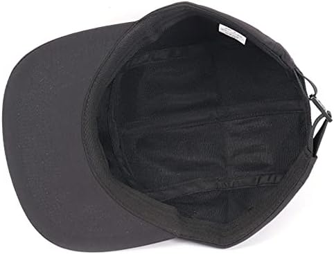 Zylioo grande tampa de corrida seca rápida, chapéu de pai leve ajustável para cabeças grandes, painéis de 5 painéis de perfil