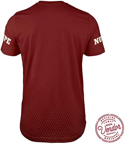 BbGreek Kappa Alpha Psi Fraternidade Parafernália - Performance Athletic Sublimated Crew Neck T -Shirt - Fornecedor Oficial - 1911