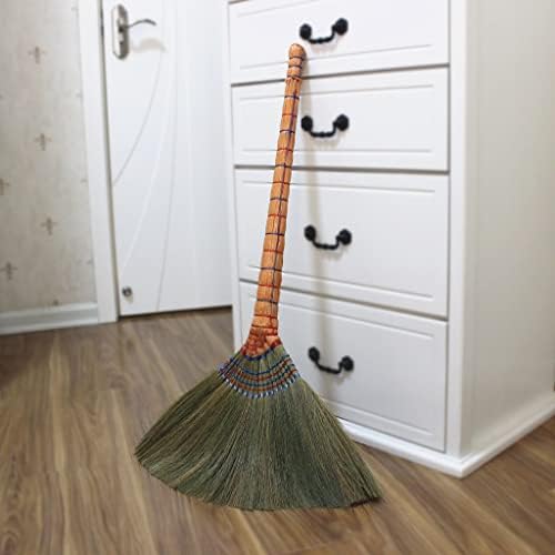 N/A Broom de manga de manga tecida à mão Broom macia Home Wood Flooring Limpebro Definir Cabelo Fantástico Vassível Único