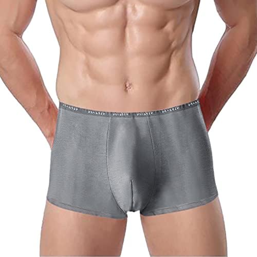 Cueca de roupas íntimas atléticas masculino boxeadores cuecas de roupas íntimas de roupas íntimas de algodão confortável de