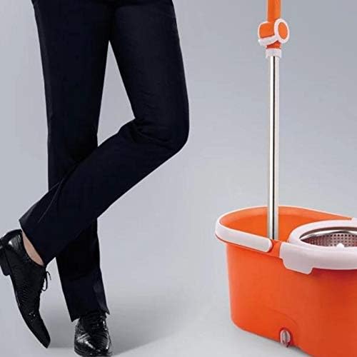 Renslat Spin Mop Bucket Microfiber Giration e alça ajustável para limpeza doméstica