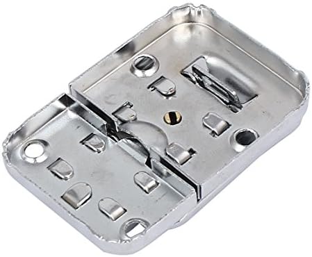 Aexit Shaltcase Breída Armário Hardware Iron Chrome Toggle trave Hasp Silver Tom W trava 2 teclas