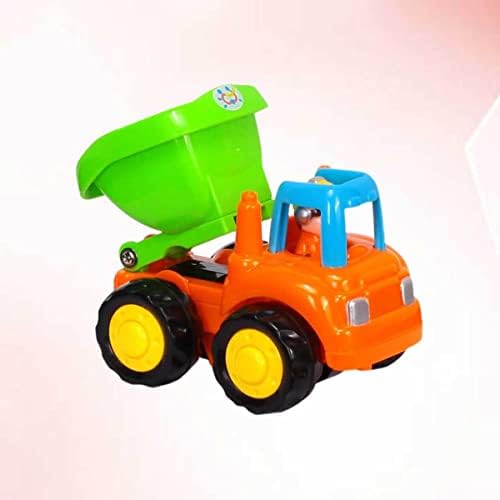 Toyvian 8pcs Truck Cars Toys TRATORES CUNDO MODELOS ABIRADORES DE DUMPER DUMPER para presentes Cement Push Mixer Dump Engineering
