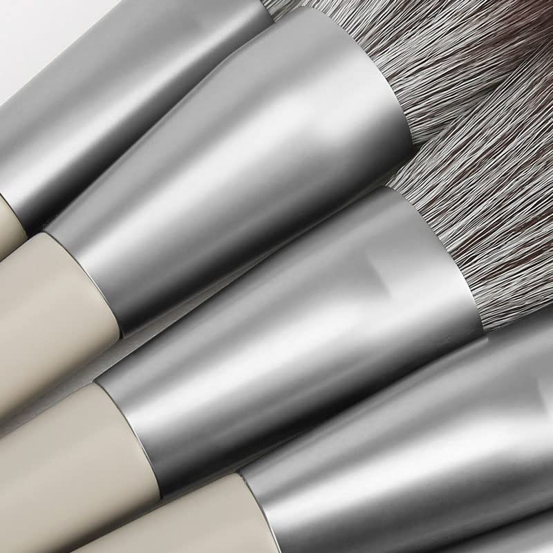 SDGH 12 Brush de maquiagem Conjunto completo de ferramentas de beleza de pincel em pó soltas de madeira