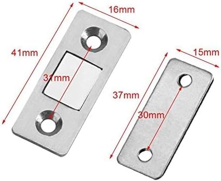 NTANH Porta forte porta mais próxima Porta magnética Capt trava ímã da porta para armário de móveis armário com parafusos