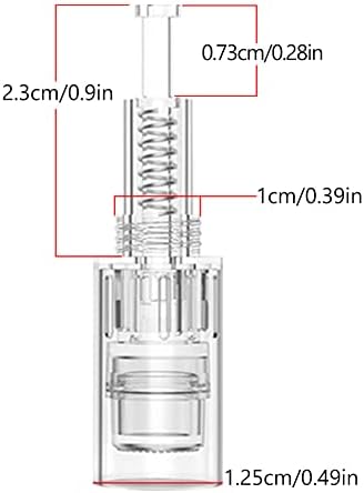 5pcs 5D Cartuchos de silicone para parafuso Derma caneta microaneedle Substituição descartável N2 M5 M7 Derma caneta