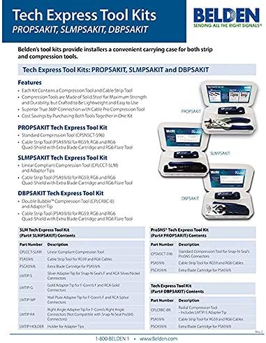 Belden DBPSakit Tech Express Tool Kit-By-Belden