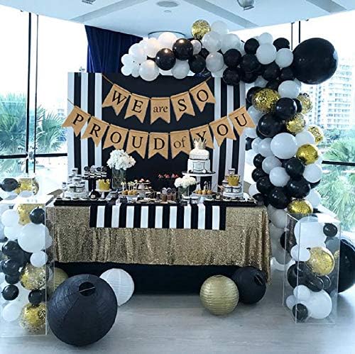 Jevenis Estamos tão orgulhosos de sua banner Banner de graduação Parabéns Parabéns Decorações de festa de formatura decoração