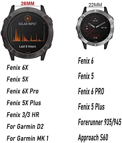 Mopz para Garmin Fenix ​​5 5x mais 6 6x Pro 3 HR Smart Watch Leather Band Straplet para Forerunner 935 945 Pulseira