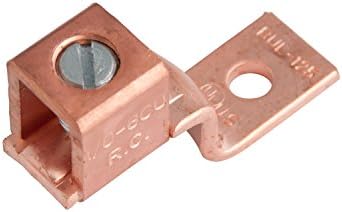 GARDNER BENDE GSLU-70 TUBROS MECÂNICOS DE COBER, 8-2 AWG SOLID FIRE, Stud sz. ¼ de polegada, reutilizável - todo cobre, 2