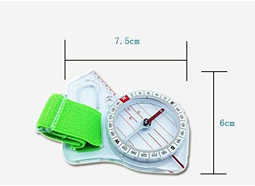 ZCMEB 1 PC PC Outdoor Professional Thumb Compass Elite Concorrência Orientando Compasss portátil Map Map Scale Compass