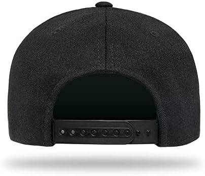Chapéus Negi Snapback para homens Mulheres unissex Brim Snapback Capéu de chapéu preto Capéu de caminhão preto Capinho de beisebol