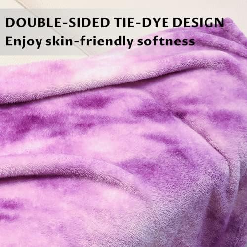 Cobertor de lã Pão roxo Cobertor - 300gsm Planta de arremesso para sofá, sofá, cama, macias leves de microfibra e arremessos e