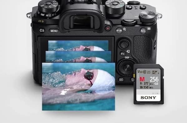 Sony M Series SDXC UHS-II CARD 256GB, V60, CL10, U3, MAX R277MB/S, W150MB/S