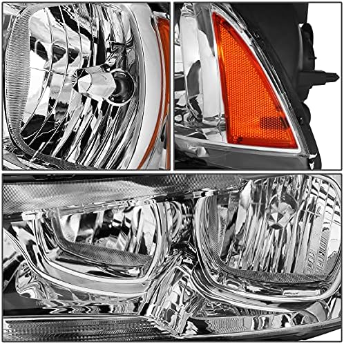 Dinastia Auto [Modelo de Halogênio] Estilo de fábrica Faróis Montagem Compatível com Dodge Charger 11-14, lado do motorista e passageiro,