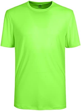 Masculino rápido seco mostration wicking atlético de performance camiseta -Crewneck Outdoor Activewear Tops