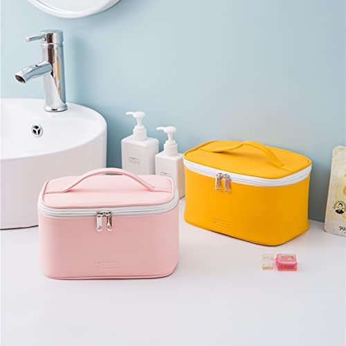 IMCuzur Makeup Bag Organizer Viagem Bolsa de higiene pessoal para mulheres, bolsa cosmética resistente à água para meninas,