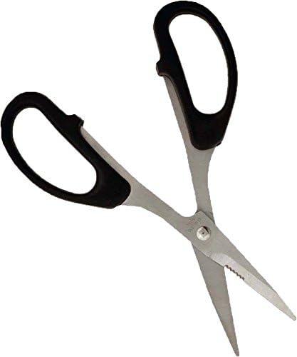 Hawk Scissors industriais de 7 polegadas com alças de plástico preto - SC93700