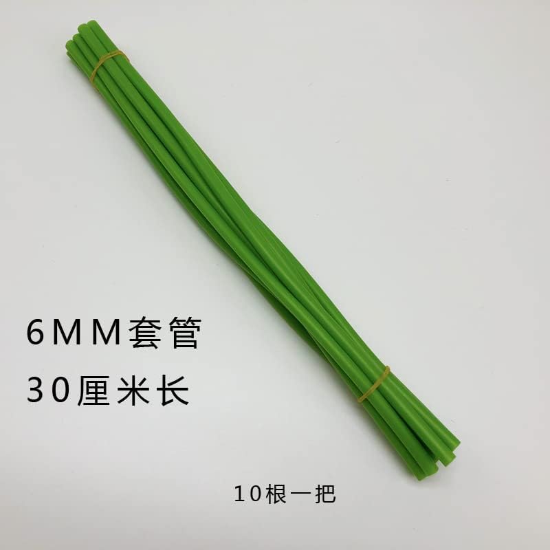 30 tubos rolagem de tubulação verde para agrupar hastes de flores artificiais, kit de bricolage de 12 polegadas