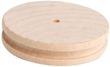 Multi -Size Wood Slicker Leather Wood Wood Redonda Borda de Borda para Ferramenta de Trabalho de Artesanato de Couro de Edge Polida