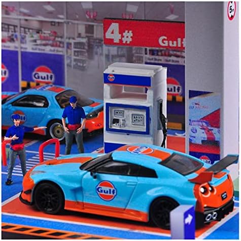 Veículos modelo de escala Apliqe para Toyota 86 Gulf Advan modificado Simulação Modelo de carro Ornamentos estáticos