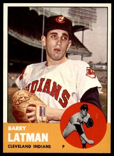 1963 Topps 426 Barry Latman Cleveland Indians NM/MT Indians