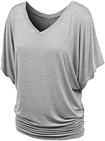 LytryCameV Bloups for Women Summer Summer Loose Fit Feminino Tops Casual Casual Casual Sexy Camisetas curtas Camisetas