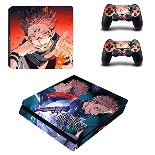 Para PS5 Disc - Anime Jujutsu Itadori Kaisen No Yuji Gojo Satoru Kugisaki Inumaki Nobara TOGE PS4 ou PS5 Skin Stick para