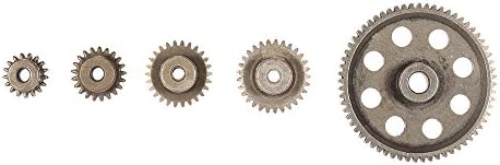 Huiop diff diferencial engrenagem de esporão de metal principal 64t 17t 21t 26t 29t Motor Gear RC Part para HSP 1/10 Brontosaurus