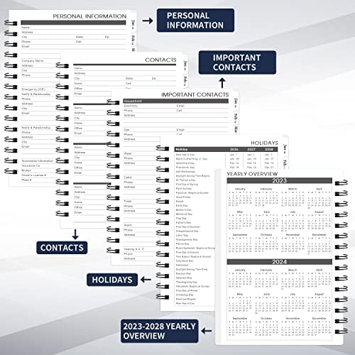 2023-2028 Planejador/calendário mensal-Planejador mensal de 5 anos 2023-2028 com Tabs, julho de 2023-junho de 2028, 6,4 x 8,5, 60 Planejador