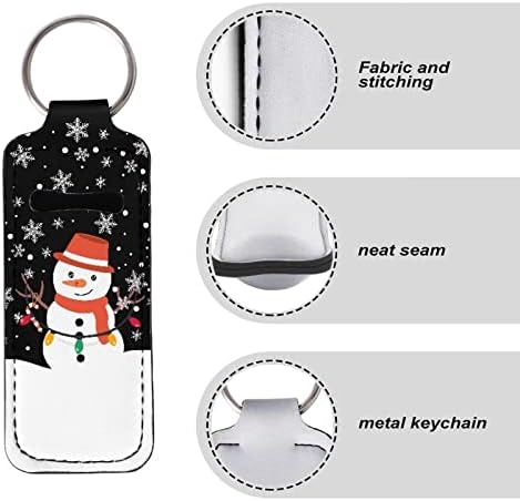 Mulheres Seanativas Chapstick Holder Keychain Neoprene Bolsa Bolsa Lip Gloss Tube Trecha Titular Manga