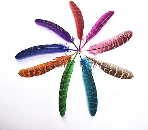 Zamihalaa 200-500pcs/lote feminino de faisão feminina de 10 a 15 cm de decoração de jóias DIY Acessórios de decoração de