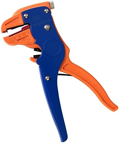 Auto -ajuste Stripper Wire Stripper - Ferramenta de remoção automática - cortador de fio embutido, pressão ajustável, parada de comprimento