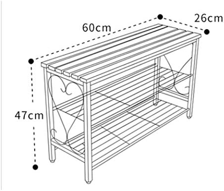 Whlmyh Rack de sapato de estilo simples, 3 andares modernos minimalistas de sapatos de sapatos Modernistas de sapatos trocam