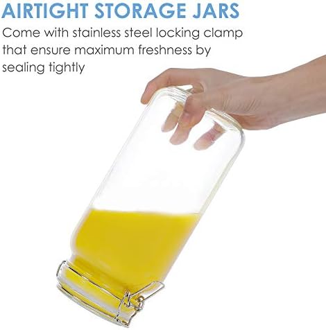 VtopMart Glass Storage Girs