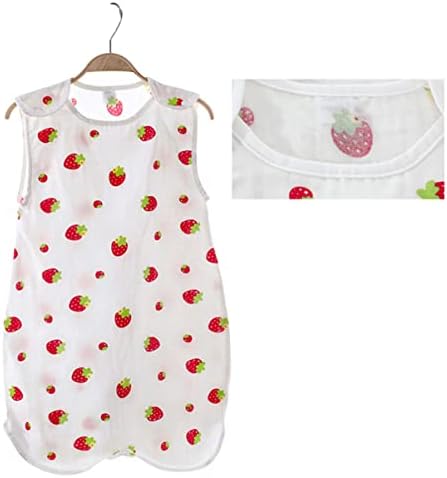 Soimiss 1pc Strawberry cobertor vestível adormável a ar de mola permeável a mola trocando para saco e bolsa sem mangas