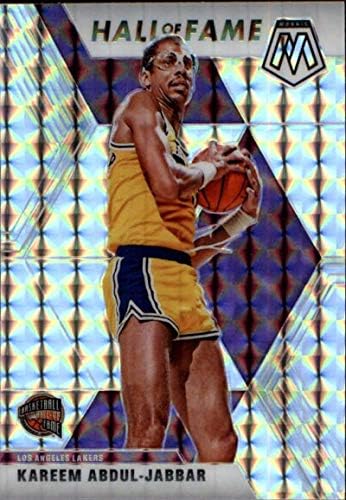 2019-20 Panini Mosaic Mosaic Parallel 283 Kareem Abdul-Jabbar Los Angeles Lakers NBA Basketball Trading Card