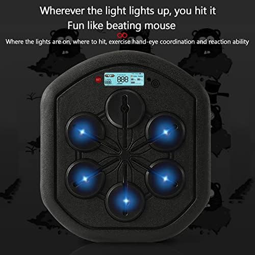 Máquina de boxe de música com Bluetooth - Electronic Smart Boxing Wall Target Punching Training Training Equipment Punching