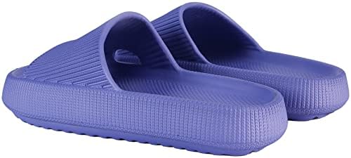 Sharllen UnisEx Cloud Slippers para homens Menls Chinelos Chuveiro de massagem Super macio espesso de solado de solado