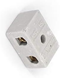 Aexit 250V 15A Terminais 2W5h 2 Way 5 Hole Conector Cerâmico Terminais de Fio de Porcelana Terminal Bloco Terminal