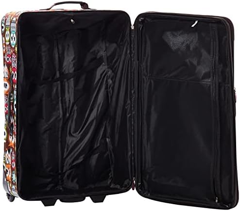 Rockland Jungle Softside Bagage Setty Set, expansível, coruja, 4 peças