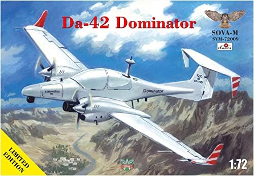 モデルズビット Bit MVS72009 do modelo 1/72 DA-42 Dominator não tripulado Máquina de observação, Modelo de Plástico