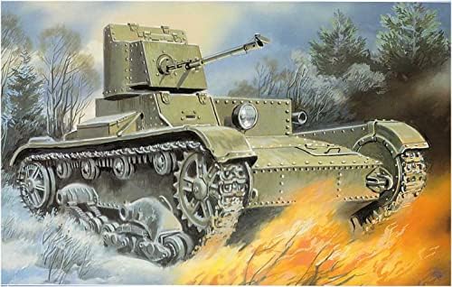 Uni-model UU72324 1/72 Tanque químico do Exército Soviético XT-26, Tanque Radiante de Chama, Modelo de Plástico