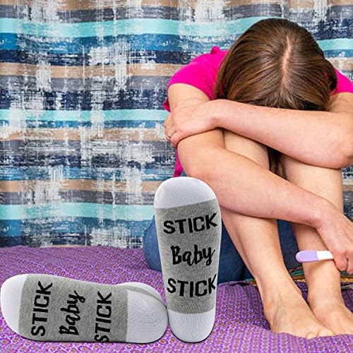 JXGZSO Stick Baby Stick Socks Lucky Transfer Socks In vitro Meias de Infertilidade de FIV in vitro