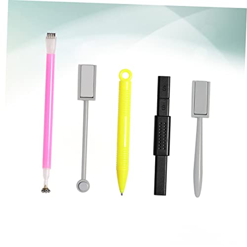Fomiyes 1 conjunto 5pcs kits de unhas ímã para unhas Manicure Tools Pen do ímã da unha Caneta magnética para pregos Olhos
