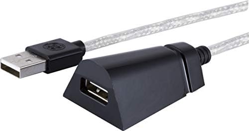 Cabo de extensão de mesa USB da GE Pro USB, cabo de 6 pés de comprimento, cabo masculino para fêmea, preto, 36595
